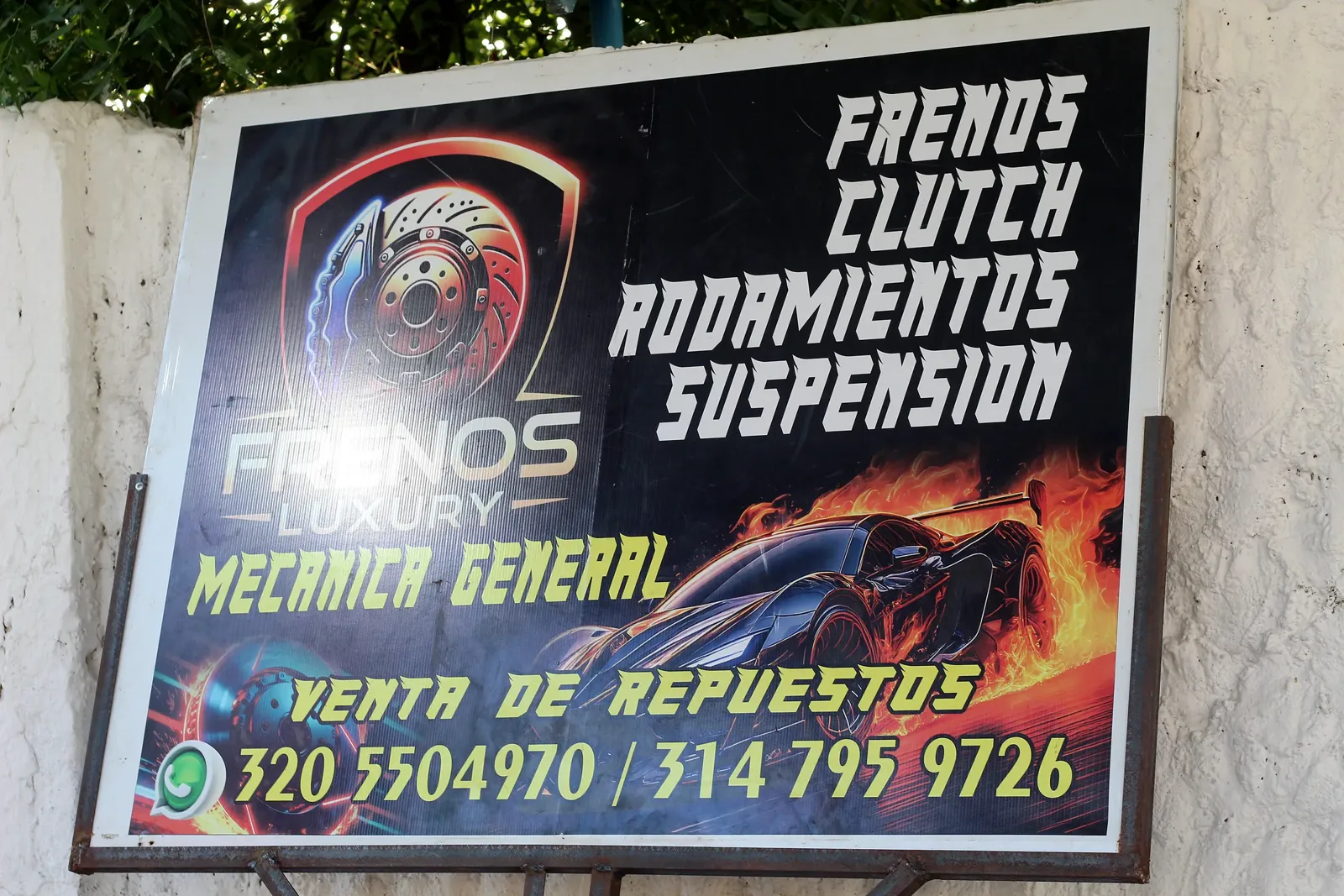 Frenos, clutch, rodamientos y suspensión